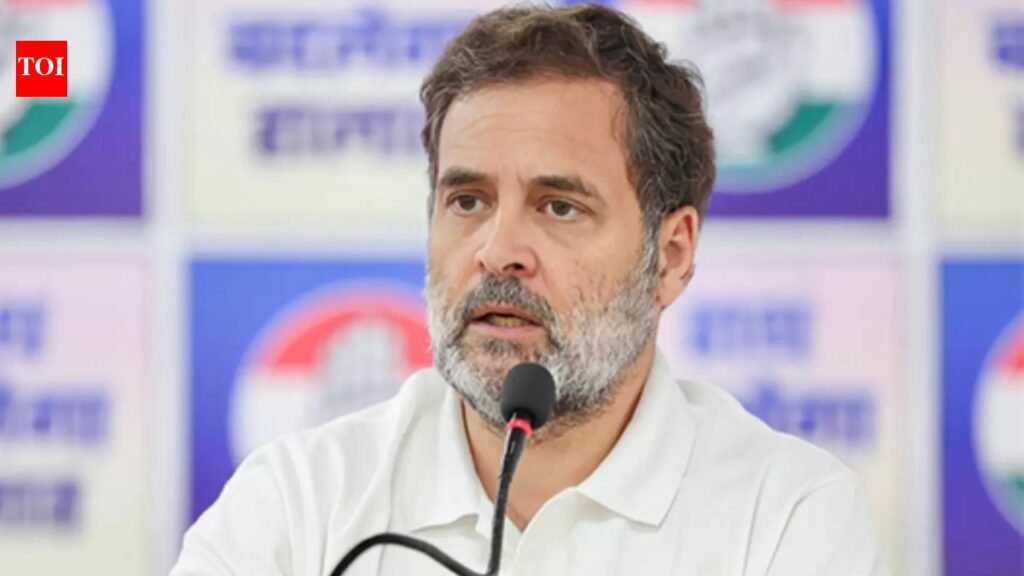 BJP claims Rahul Gandhi took 54 foreign trips in 22 years, costing Rs 60 crore