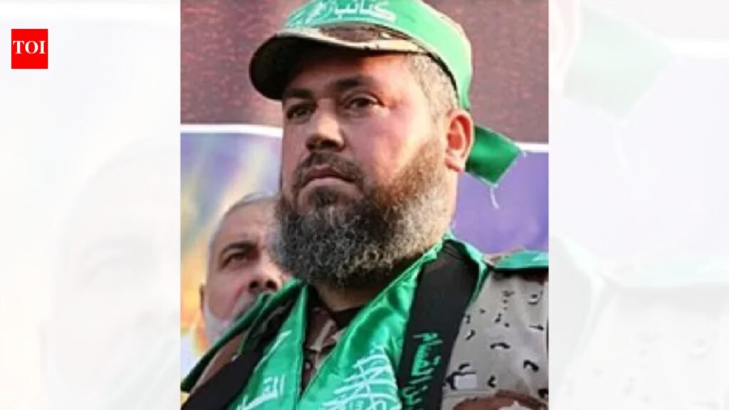 Israel says Hamas military chief, involved in planning October 7 attacks, killed in Gaza