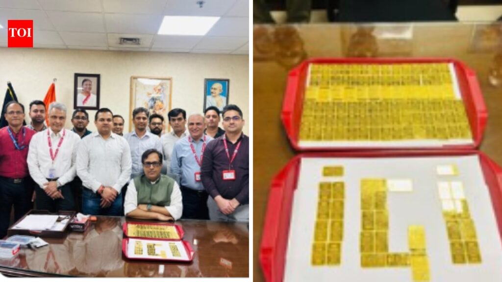 US passenger hiding 115 smuggled gold bars in belt nabbed at Delhi airport