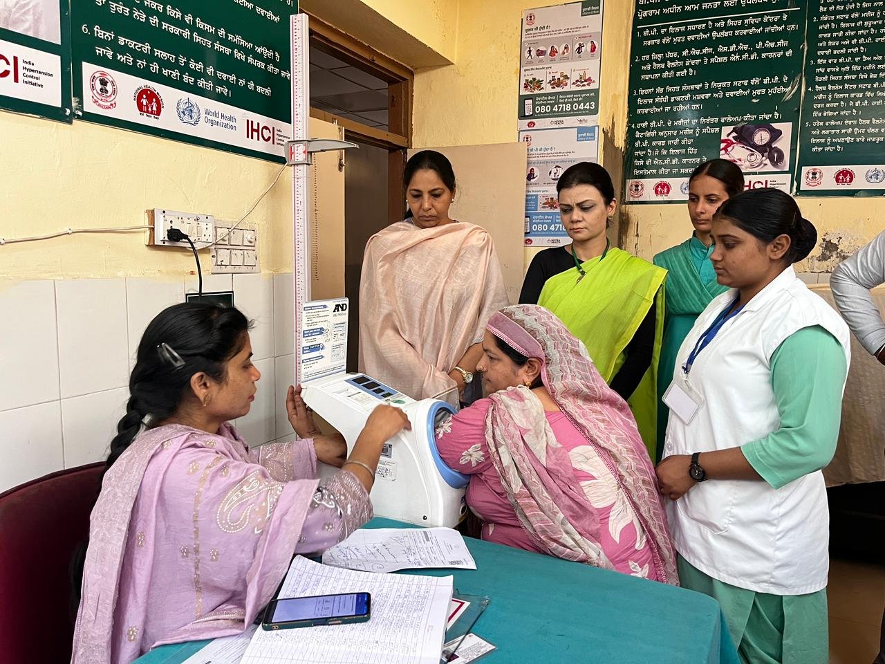 Special awareness and check-up camp organized at Civil Hospital regarding Hypertension Day