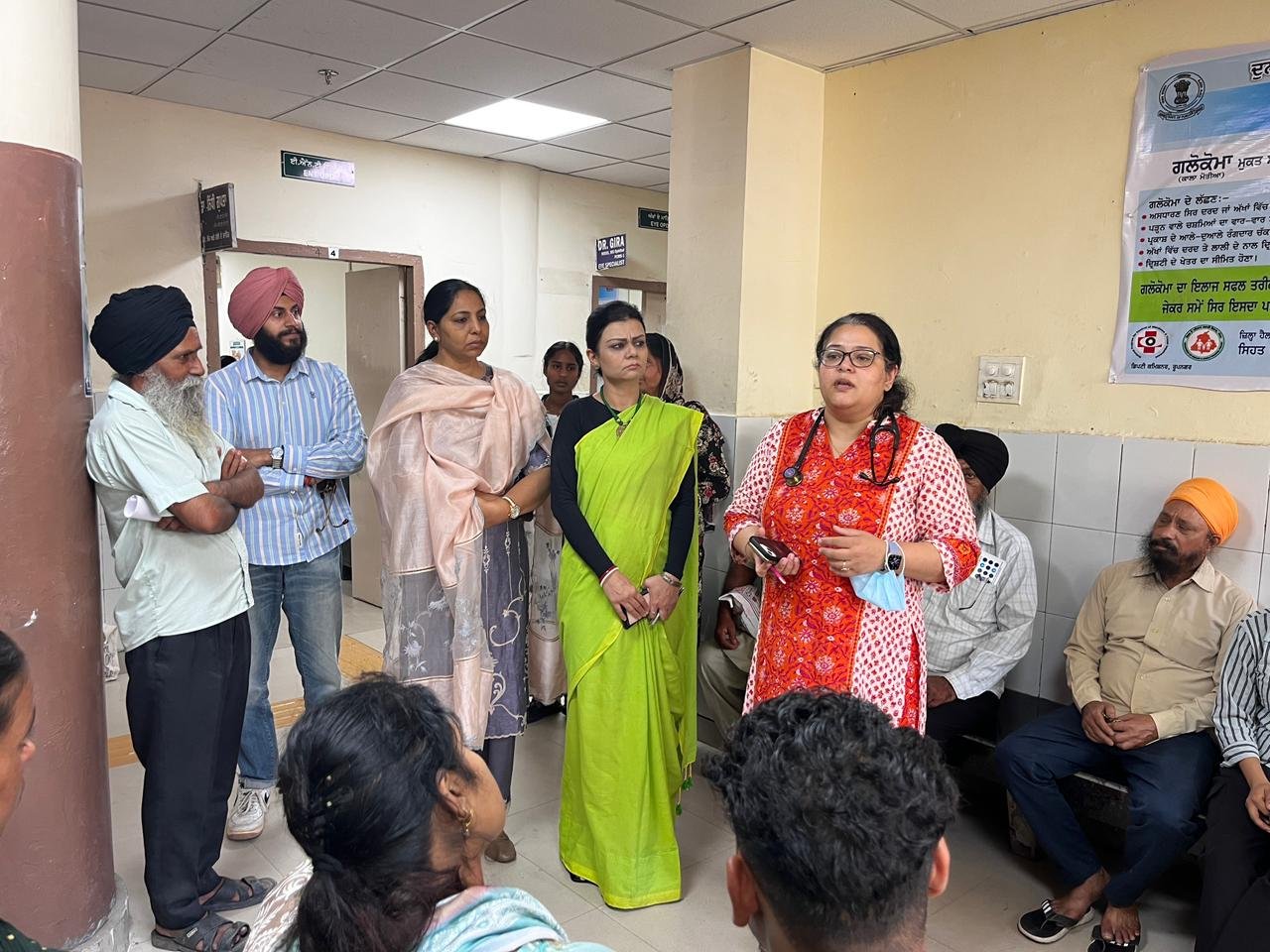 Special awareness and check-up camp organized at Civil Hospital regarding Hypertension Day