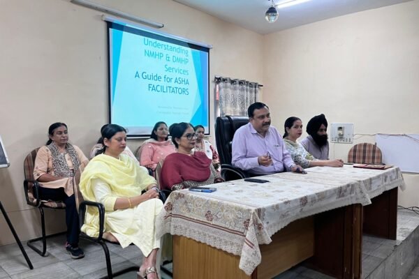Training provided to ASHA facilitators under mental health program