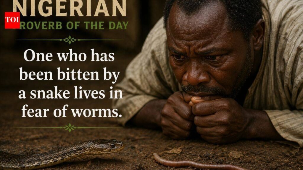 Nigerian proverb of the day: “One who has been bitten by a snake lives in fear of worms” and why old wounds make us fear harmless things | World News