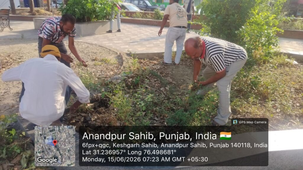 Clean Guru Nagri, Healthy Punjab: Harjot Singh Bains Calls for People’s Participation in Mega Sanitation Drive