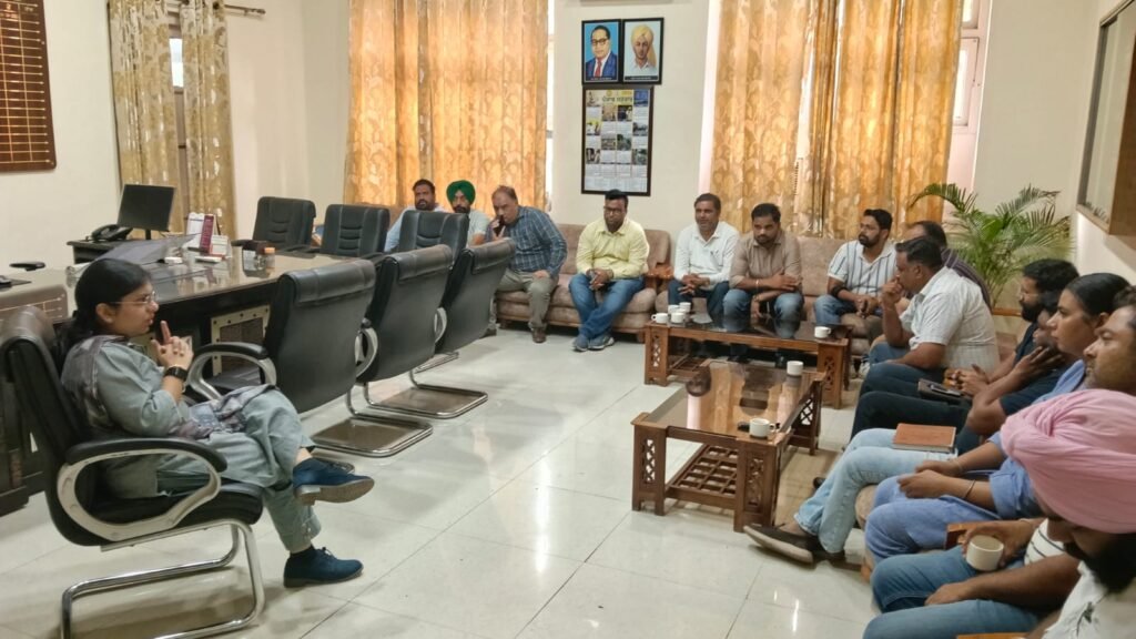 Additional Deputy Commissioner directs to immediately start work on playground of Government College Rupnagar