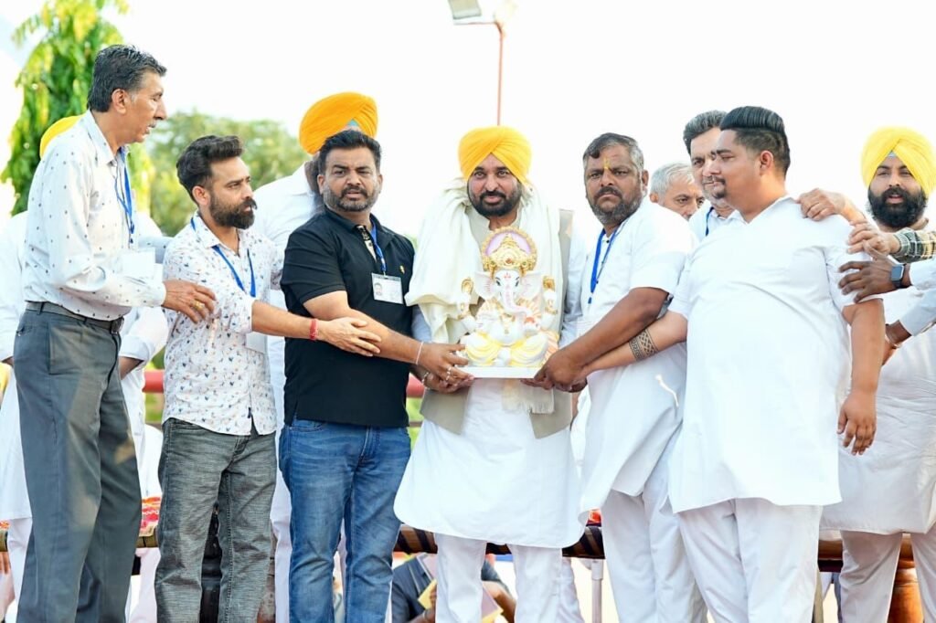 Chief Minister Bhagwant Singh Mann addressed the Lok Milni programme at Jindwadi village in Sri Anandpur Sahib.
