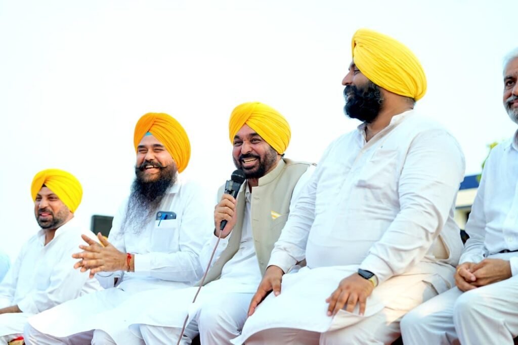 Chief Minister Bhagwant Singh Mann addressed the Lok Milni programme at Jindwadi village in Sri Anandpur Sahib.