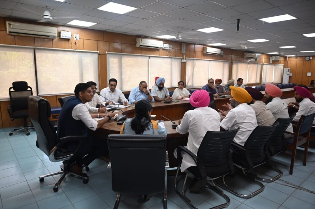 # Deputy Commissioner Holds Special Meeting to Ensure Prompt Resolution of Traders’ Issues
**No Pending Complaint Related to Traders; All Previous Complaints Have Been Resolved**
**Rupnagar, September 22:** A special meeting with representatives of the trading community was held today under the chairmanship of Deputy Commissioner Rupnagar, **Shri Aditya Dechalwal**. During the meeting, detailed discussions were held on various issues related to urban development, problems faced by traders, basic amenities and improvement of markets.
During the meeting, Deputy Commissioner Shri Aditya Dechalwal listened attentively to the problems, demands and suggestions put forward by representatives of the trading community and discussed the issues on the spot with the concerned officials. He said that the district administration has always been giving priority to resolving genuine problems faced by traders.
He clarified that **there is currently no pending complaint related to the trading community in Rupnagar district**, and all complaints received earlier have already been resolved. He said that in the future as well, every genuine issue raised by traders would be addressed promptly and within a stipulated timeframe.
During the meeting, detailed discussions were also held with representatives of the trading community regarding the proper and need-based utilization of funds released by the Punjab Government for the welfare of traders and the development of basic amenities in markets. Suggestions regarding the construction of **bathrooms/toilets in markets, improvement of sanitation arrangements and provision of other essential basic facilities** for the convenience of traders and the general public were also discussed.
He said that continuous dialogue and better coordination between the administration and the trading community can further accelerate the development of the city.
**SSP Rupnagar, S. Maninder Singh**, also discussed issues related to the safety and law-and-order concerns of the trading community during the meeting. He said that the district police is taking necessary measures to ensure a safe environment in markets and commercial establishments, maintain smooth traffic movement and prevent any untoward incident.
The meeting was attended by **Additional Deputy Commissioner Dr. Akshita Gupta, SDM Rupnagar Jaspreet Singh, SDM Morinda Chetan Bang**