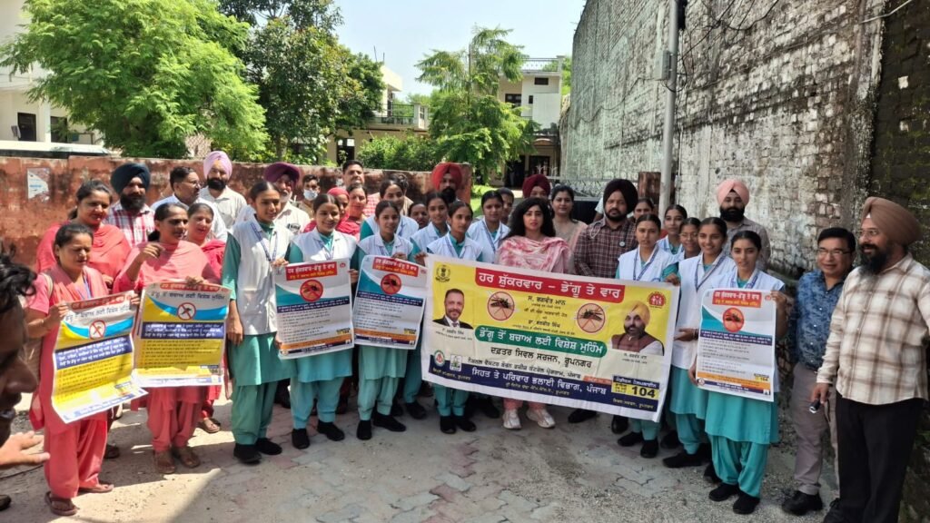 State-level team visits sensitive areas to prevent dengue