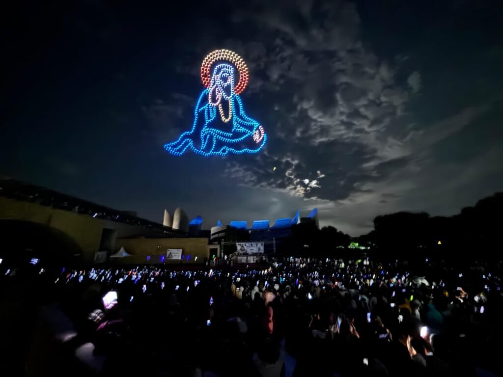 500 Drones Illuminate the Sky of Sri Anandpur Sahib, Presenting the Life and Philosophy of Sri Guru Ravidas Ji