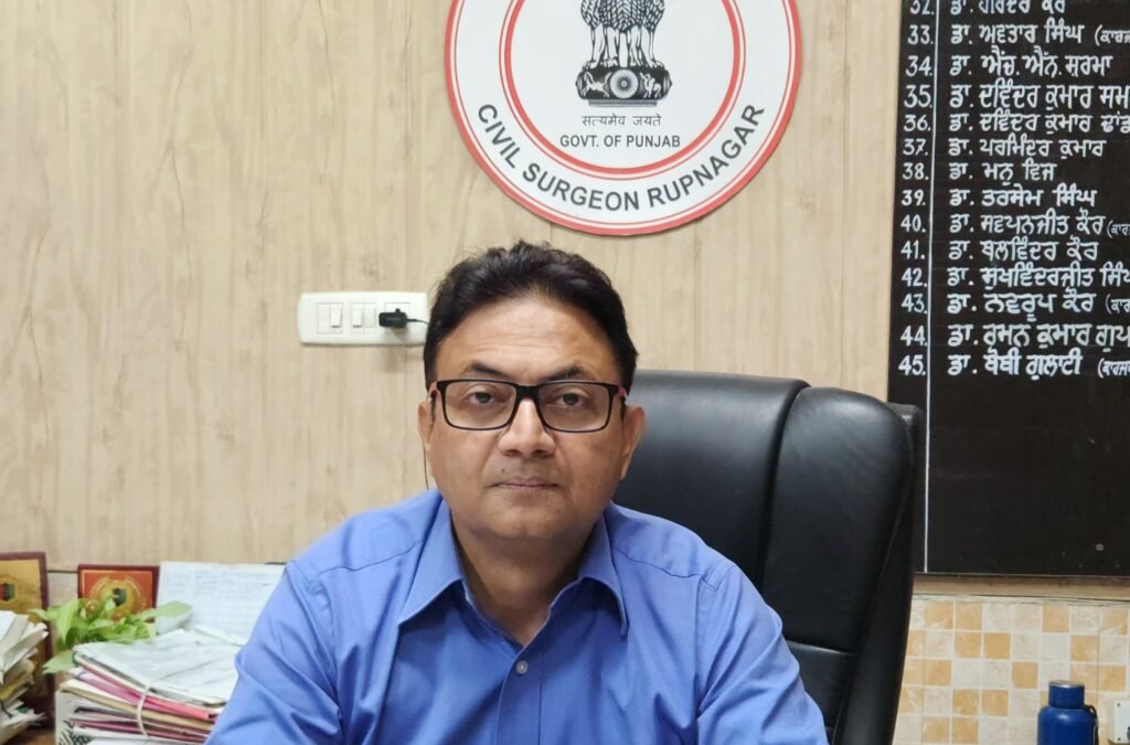 Patients in critical condition of heart attack are getting free and immediate treatment at the district hospital., Patients in critical condition of heart attack are getting free and immediate treatment at the district hospital., Civil Surgeon Rupnagar Dr. Vivek Kataria