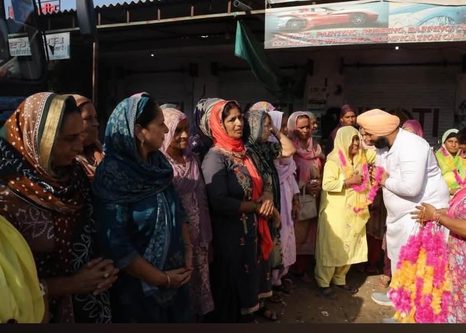 The bus of Chief Minister's Pilgrimage Scheme leaves for Gurdwaras from Kotla and Bhagwala villages.