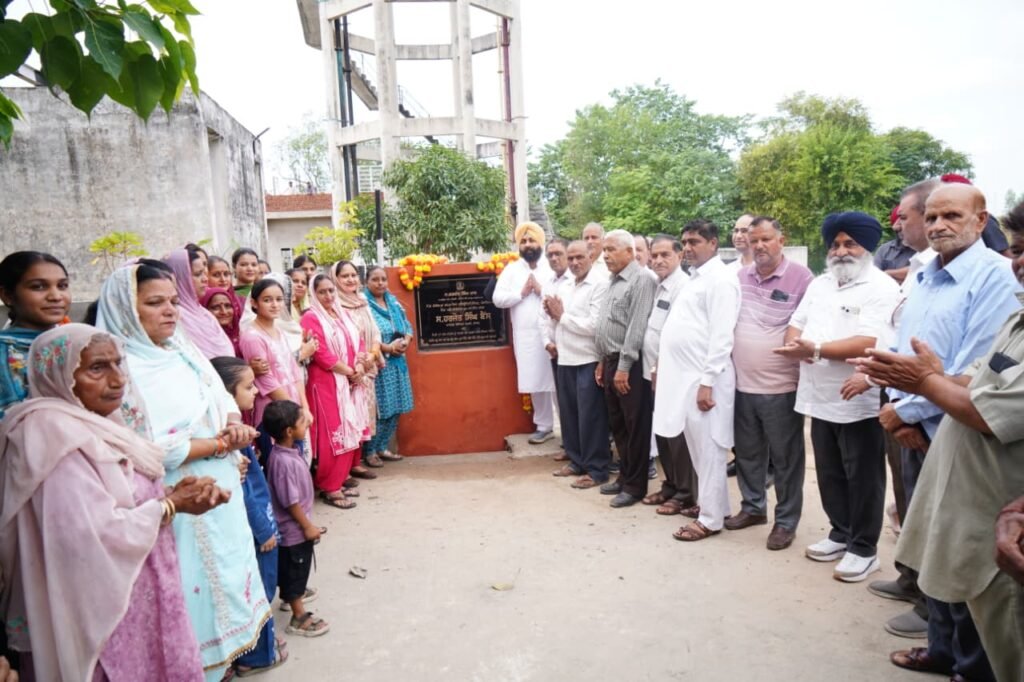 Cabinet Minister Harjot Singh Bains Inaugurates Various Development Projects at Gambhirpur Upper