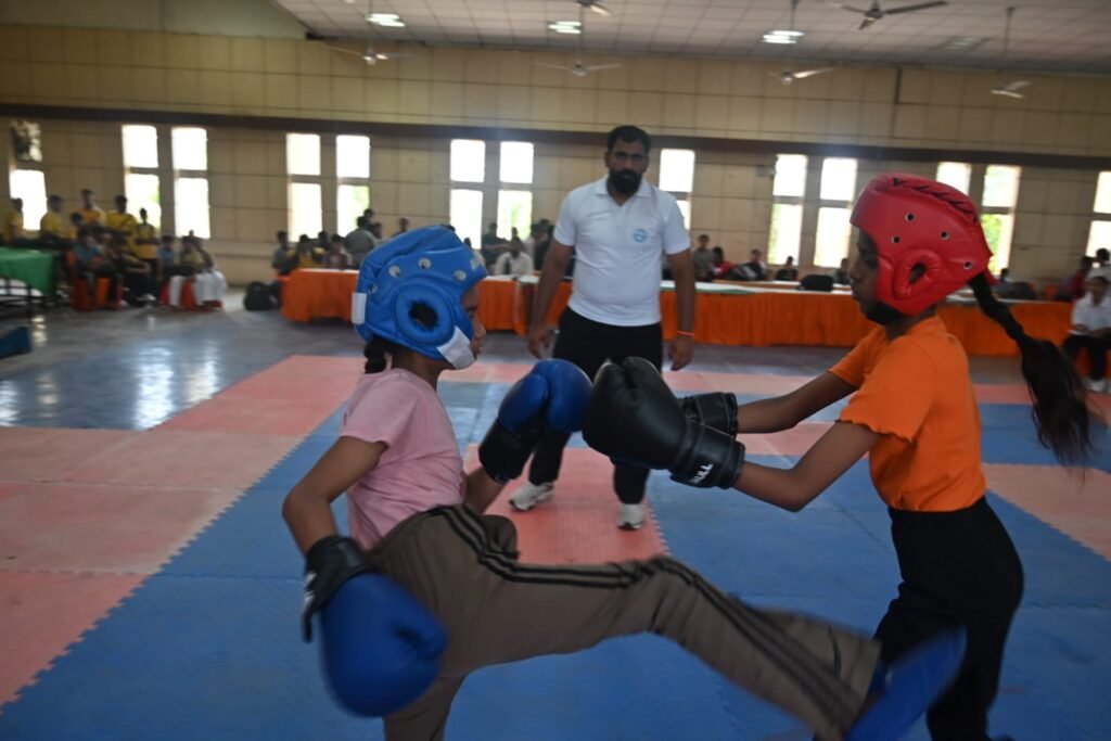 District level kickboxing competitions held under Sports Watan Punjab-2026