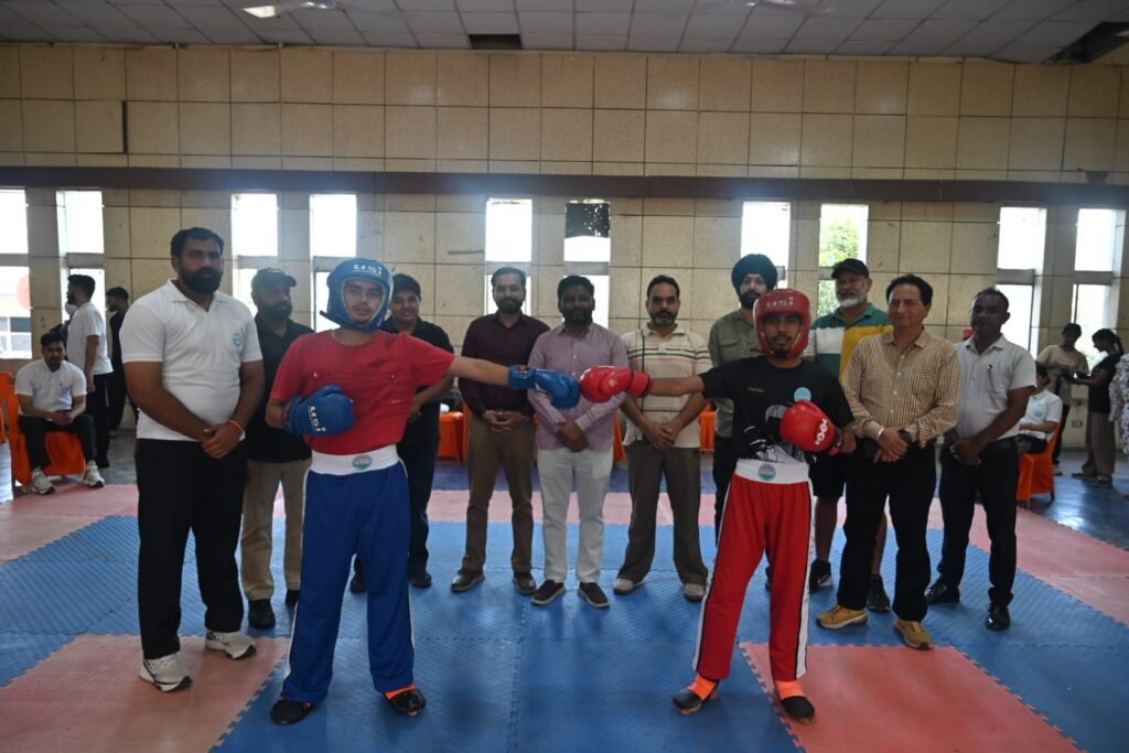 District Public Relations Officer Karan Mehta motivated the players to join sports and stay away from drugs. Ropar, October 1 : Kickboxing competitions were organized today at Government Polytechnic College, Ropar as part of the series of district-level sports competitions under the Sports Homeland Punjab-2026 (Season-4). Players of different age groups participated enthusiastically in these competitions and showcased their sporting talent. On this occasion, District Public Relations Officer Mr. Karan Mehta arrived as the chief guest and blessed the players and inaugurated the competitions. While interacting with the players, he said that sports play an important role in the all-round development of the youth. By engaging in sports, qualities like discipline, self-confidence, tolerance and team spirit are developed in the youth. Mr. Karan Mehta motivated the players to remain involved in sports in the future as well and gave a message to stay away from drugs. He said that sports are an effective medium to channelize the energy of the youth in a constructive direction and every youth should adopt a healthy and disciplined lifestyle by engaging in the sport of their choice. On this occasion, Sports Officer Mr. Jagjivan Singh also encouraged the players and motivated them to participate in the games with complete honesty, discipline and sportsmanship. On this occasion, Ajay Bhatt from the Education Department, Coach Neel Kamal Dhiman, Vinod Sharma and Satwinder Singh from the Government Polytechnic College, along with officials, coaches and other dignitaries from the Sports Department were present.